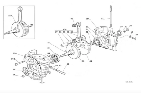 CRANKCASE MINI/BABY-SW'07