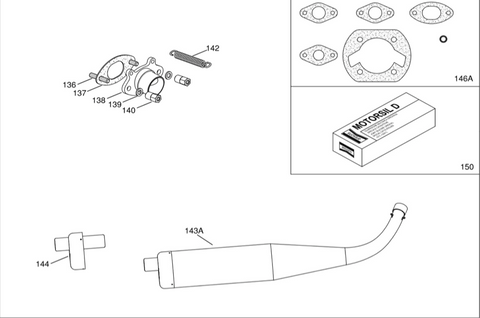 EXHAUST GASKET MINI/PUMA-85AUS