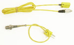 Mychron 4, 5 10mm Water Temp YELLOW Sensor with Patch Cable, Two Piece